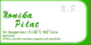 monika pilat business card